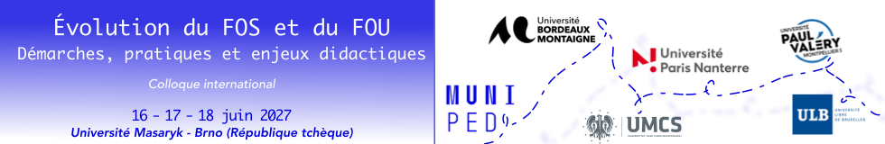 Évolutions du FOS et du FOU. Démarches, pratiques, enjeux épistémologiques et didactiques>